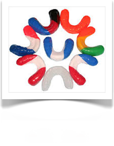 Choix de couleurs des protecteurs buccaux - Dentiste Touchette à Gatineau
